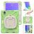 Mobigear RingGuard iPad Mini 6 (2021) Case Plastic / Silicone Back cover + Stylus Holder + Shoulder Strap + Stand - Green