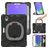 Mobigear RingGuard iPad Mini 7 (2024) Plastica rigida / Silicone Back cover + Portapenna + Tracolla + Supporto - Nero