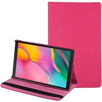 Mobigear DuoStand Samsung Galaxy Tab A 10.1 (2019) Capa livro rotativa - Magenta