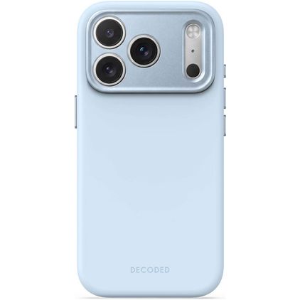 Decoded AntiMicrobial iPhone 18 Pro Silikon MagSafe Etui plecki - Light Blue