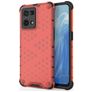 Mobigear Honeycomb OPPO Reno 7 4G Hardcase Etui plecki Wstrząsoodporne - Czerwony