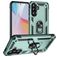 Mobigear Armor ring Samsung Galaxy A36 Hårdt Bagsidecover Stødsikkert med ringholder - Grøn