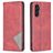 Mobigear Rhombus Slim Samsung Galaxy S25 FE Etui z klapką - Czerwony