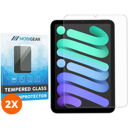 Mobigear iPad Mini 7 (2024) Tempered Glass Screen Protector - Case Friendly (2-Pack)