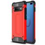 Mobigear Outdoor Samsung Galaxy S10 Plus Funda Plástico rígido Carcasa Antigolpes - Rojo