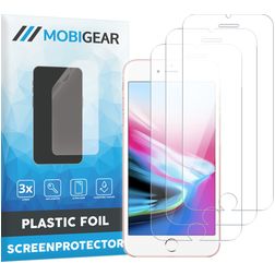 Mobigear iPhone SE (2020) Protezione schermo in pellicola - Compatibile con le cover (confezione da 3)