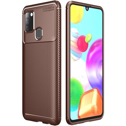 Mobigear Racing Xiaomi Redmi 9C Joustava TPU Suojakuori - Ruskea