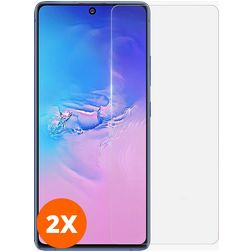 Mobigear Samsung Galaxy S10 Tvrzené sklo Ochrana displeje - kompatibilní s pouzdry (2 ks)