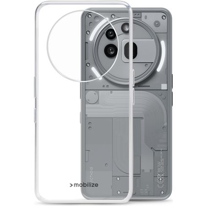 Mobilize Gelly Transparente Nothing Phone (3a) Pro TPU flexible Carcasa - Transparente
