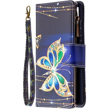 Mobigear Design Samsung Galaxy S20 FE Cover a libro portafoglio - Butterfly