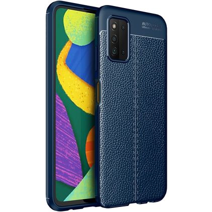Mobigear Luxury Samsung Galaxy A03s Joustava TPU Suojakuori - Sininen