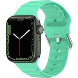 Mobigear Bumpy Silikon Apple Watch Armband Spänne - 42/41/40/38 mm - Spearmint