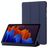 Mobigear Tri-Fold Gel Samsung Galaxy Tab S11 TPU / Pele sintética Capa livro - Azul escuro