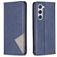 Mobigear Rhombus Slim Samsung Galaxy S25 Funda tipo libro - Azul