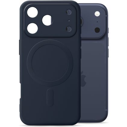 My Style Protective Flex iPhone 17 Pro Max MagSafe Fleksibel TPU Bagsidecover - Marineblå