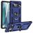 Mobigear Armor Ring Google Pixel 7 Pro Hardcase Back cover Antiurto con anello - Blu
