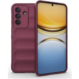 Mobigear Bumpy Samsung Galaxy A57 Fleksibel TPU Bagsidecover - Wine Red