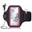 Mobigear Go Active Mobilhållare för löpning Neopren Sportfodral Sportarmband - Medium - Rosa