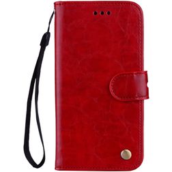 Mobigear Wallet Samsung Galaxy A70 Capa livro Carteira - Vermelho