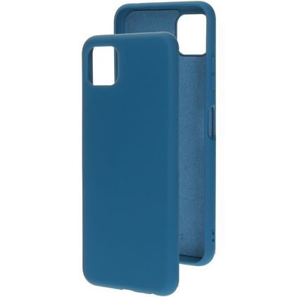 Mobiparts Samsung Galaxy A22 5G Silikon Skal - Blueberry Blue