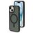 Mobiparts Hardcover iPhone 15 MagSafe Hardcase Etui plecki - Satin Black