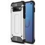 Mobigear Outdoor Samsung Galaxy S10 Funda Plástico rígido Carcasa Antigolpes - Plateado