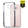 Mobilize Shatterproof Samsung Galaxy A3 (2017) Hårdt Bagsidecover Stødsikkert - Gennemsigtig / Sort