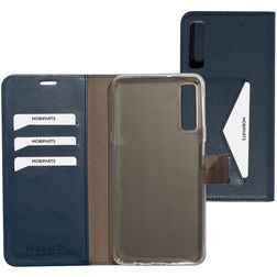 Mobiparts Classic Wallet Samsung Galaxy A7 (2018) Capa livro Carteira - Azul