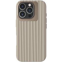 Nudient Bold iPhone 16 Pro MagSafe Hardcase Etui plecki - Linen Beige