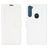 Mobigear Classic Motorola One Fusion Plus Pungetui med Seddelrum - Hvid