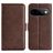 Mobigear Slim Magnet Google Pixel 11 Plånboksfodral med sedelfack - Brun