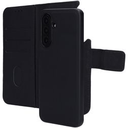 Mobiparts Samsung Galaxy A17 Cover Ægte læder Aftageligt 2-i-1-pungetui med Seddelrum - Sort
