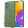 Mobigear Rugged Shield Samsung Galaxy M52 TPU flexível Capa traseira Antichoque - Verde