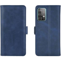 Mobigear Slim Magnet Samsung Galaxy A52 Funda tipo libro Cartera - Azul oscuro