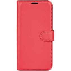 Mobigear Classic Samsung Galaxy M22 Lompakkokotelo + Setelitasku - Punainen