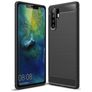 Mobigear Brushed Slim Huawei P30 Pro TPU flessibile Back cover - Nero