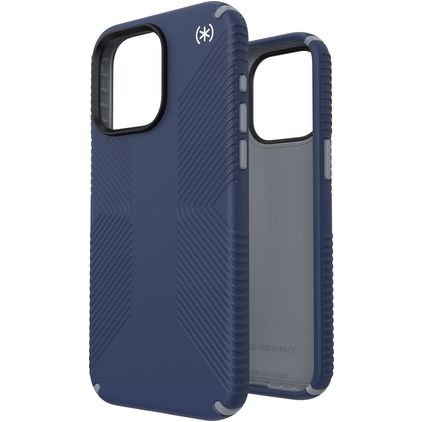 Speck Presidio2 Grip iPhone 15 Pro Max Funda Plástico rígido Carcasa Antigolpes - Coastal Blue