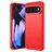 Mobigear Brushed Slim Google Pixel 11 Pro XL TPU flexível Capa traseira - Vermelho