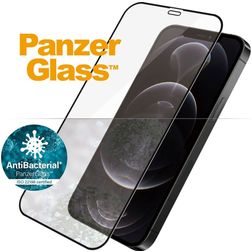 PanzerGlass Edge to Edge iPhone 12 Pro Cristal templado Protector de pantalla - Compatible con fundas - Negro