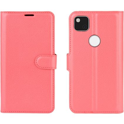 Mobigear Classic Google Pixel 4a Wallet case - Red