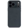 Decoded iPhone 17 Pro Ægte læder Bagsidecover Stødsikkert - Navy Shadow