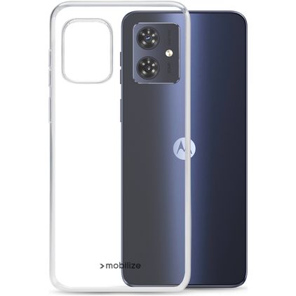 Mobilize Gelly Transparente Motorola Moto G54 TPU flexível Capa traseira - Transparente