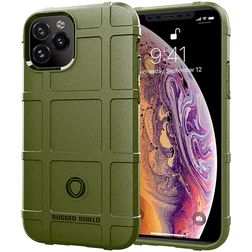 Mobigear Rugged Shield iPhone 11 TPU flessibile Back cover Antiurto - Verde