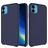 Mobigear Rubber Touch iPhone 11 Silicone Back cover - Navy Blue