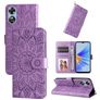 Mobigear Sunflower OPPO A17 Etui z klapką typu portfel - Fioletowy