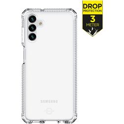 ITSKINS SpectrumClear Gennemsigtig Samsung Galaxy A04s Fleksibel TPU Bagsidecover Stødsikkert - Gennemsigtig