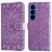 Mobigear Sunflower Samsung Galaxy S26 Plus Wallet case - Purple