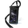 Mobilize Floating Bag Joustava TPU Vedenkestävä Suojakotelo (max 19 cm x 11 cm) - Musta