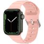 Mobigear Bumpy Silikon Apple Watch Řemínek Přezka - 49/46/45/44 mm - Růžová
