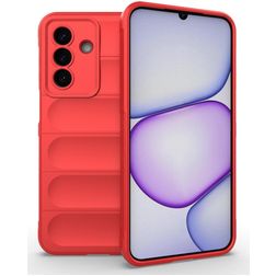 Mobigear Bumpy Samsung Galaxy A27 Elastyczne TPU Etui plecki - Czerwony